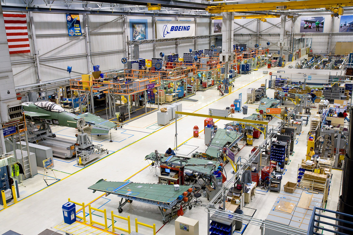 Boeing Super Hornet Assembly Line, 2008 BI232864