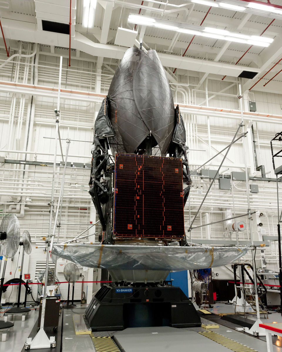 Vibration Testing Boeing Tracking and Data Relay Satellite- K BI233306