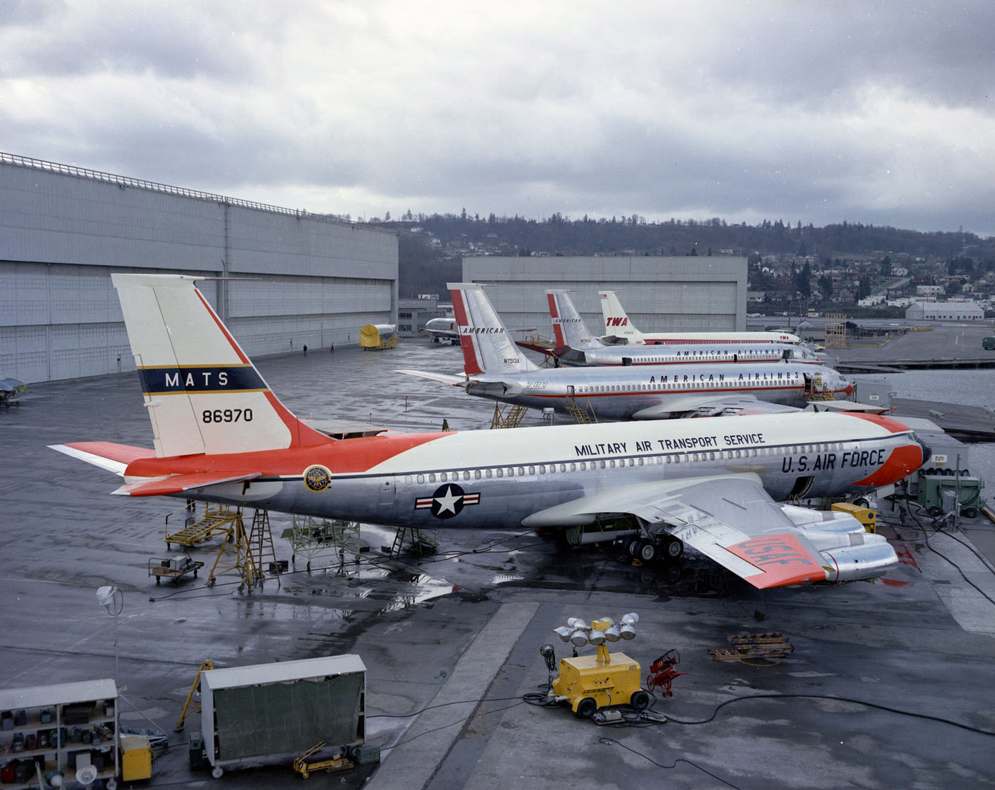 VC-137B On Boeing Flightline BI41853