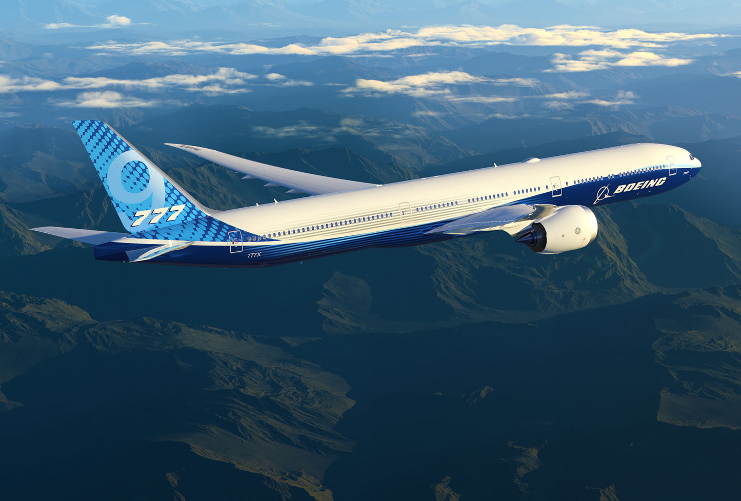 777-9 In Flight BI418759