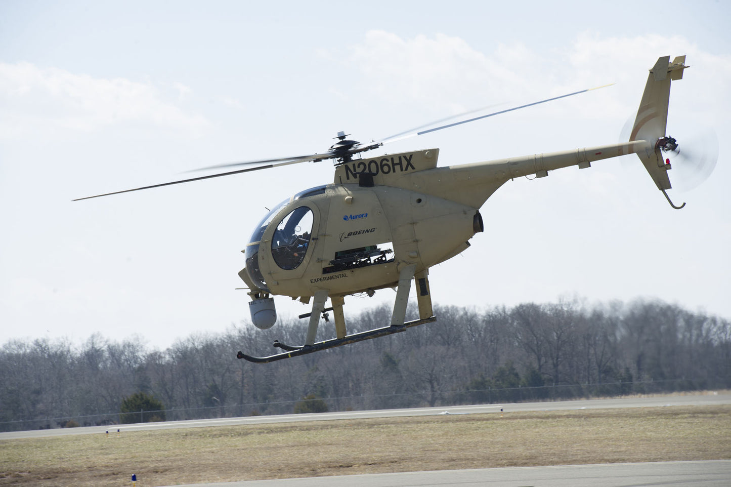 Boeing Unmanned Little Bird Flight Demonstration, March 2014 BI42358