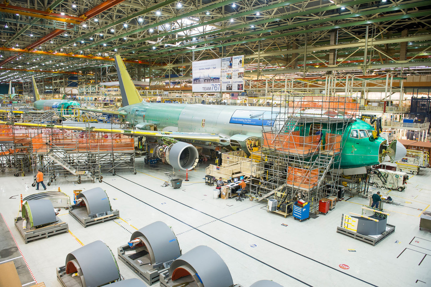 KC-46A Pegasus Assembly Line, March 2014 BI42618