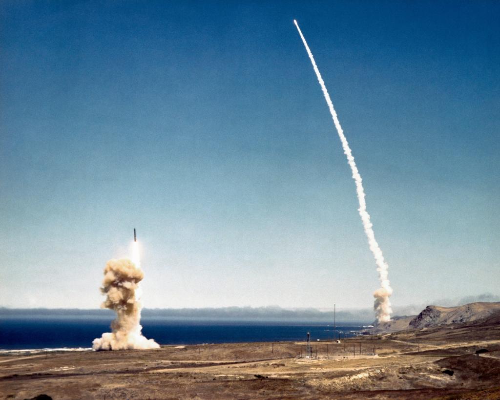 Minuteman Missile Volley Launch r1608 BI29608