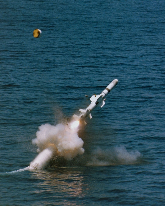 AGM-84D Harpoon Anti-Ship Missile Launch BI217606