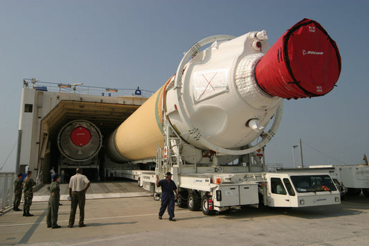 Delta IV Heavy Rocket Arrives at Cape Canaveral BI217776