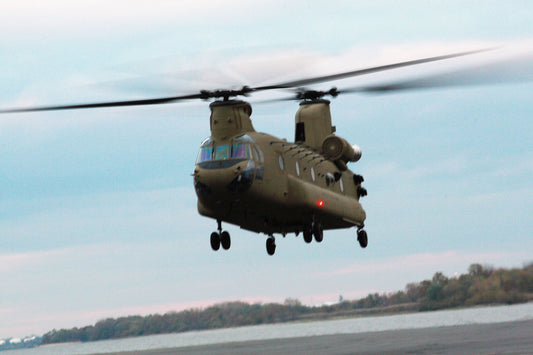 CH-47F Chinook Helicopter in Flight BI223795