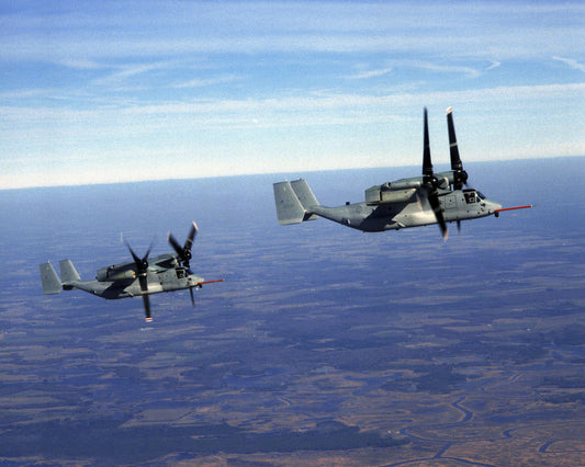 Two Marine Ospreys in Flight BI226658