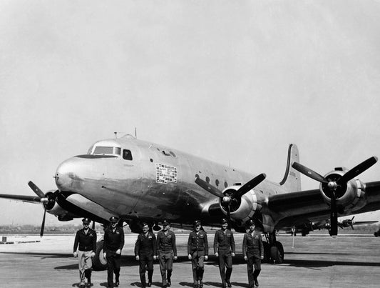 Flight Crew for VC-54C "Sacred Cow" BI41748