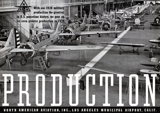 1939 Production North American Ad BI45667