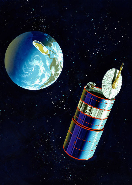 376 Satellite, Morelos, Mexico's First National Satellite System BI616914