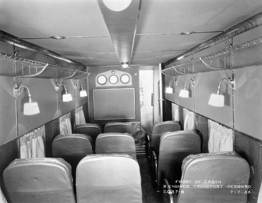 Passenger Cabin of the Model 80 Looking Forward BI211826