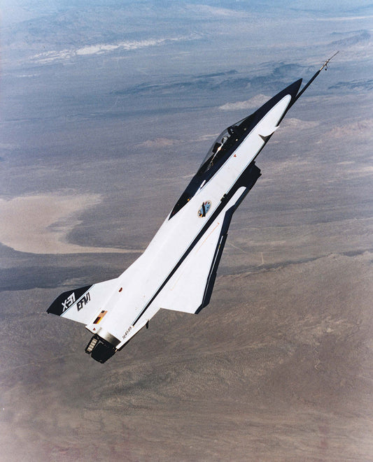 X-31 EFM/ESTOL in Flight BI215114