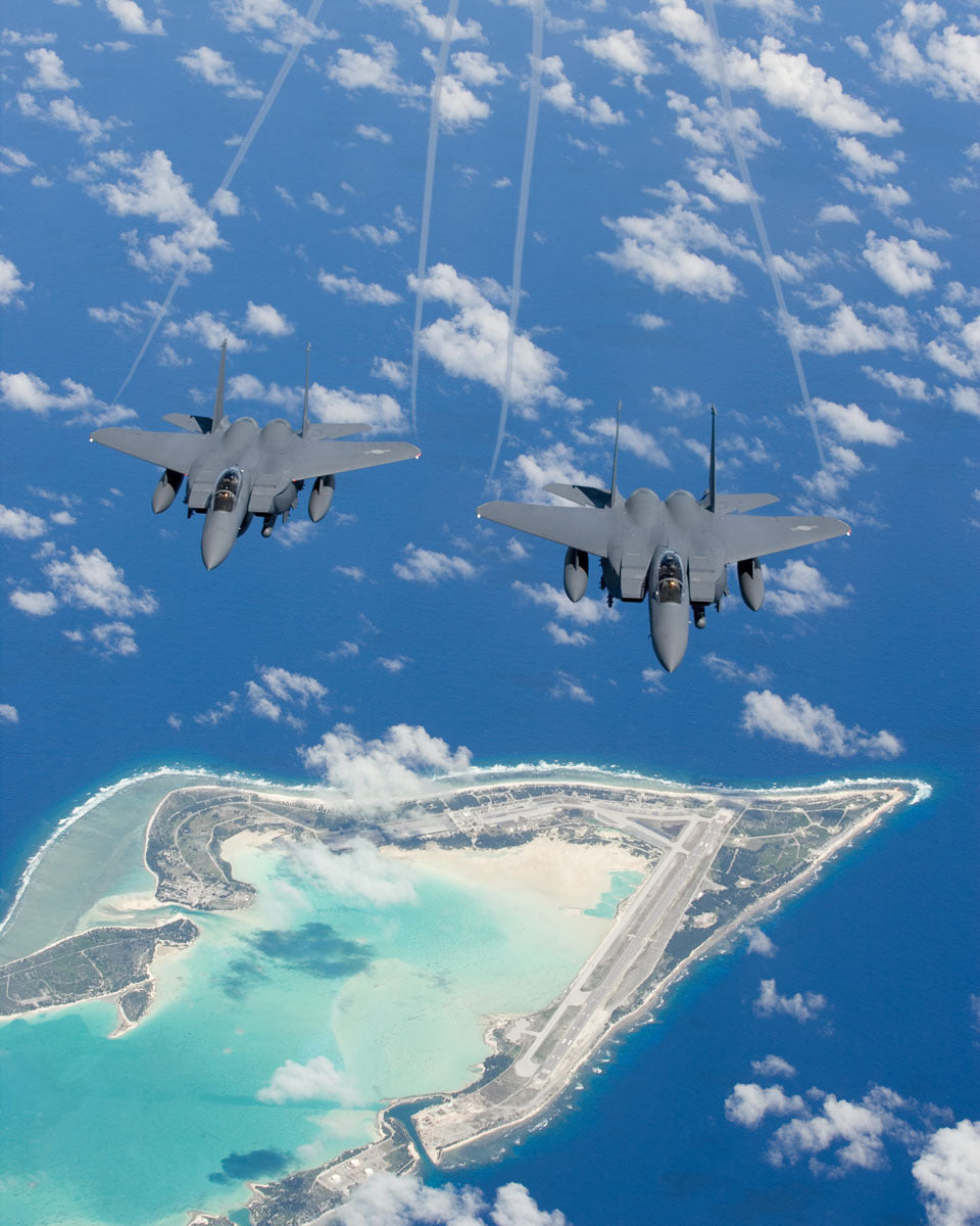 F-15K Strike Fighters on Ferry Flight to Korea BI216582