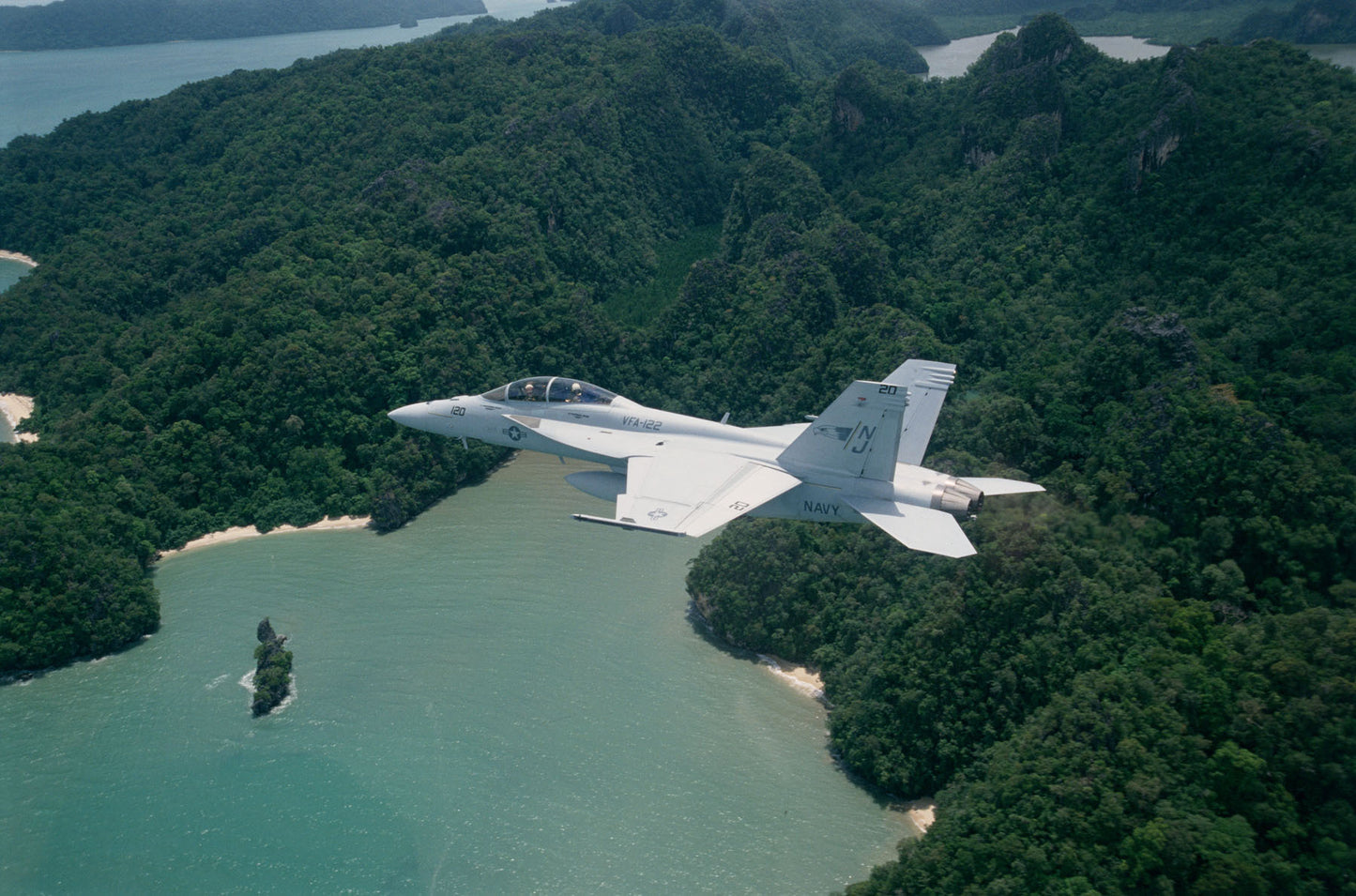 F/A-18E/F Super Hornet in Flight over Langkawi, Malaysia BI216802