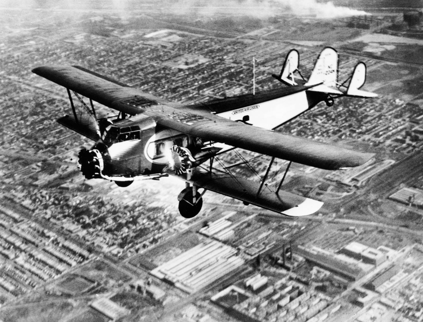 Boeing Model 80-A in Flight BI217164