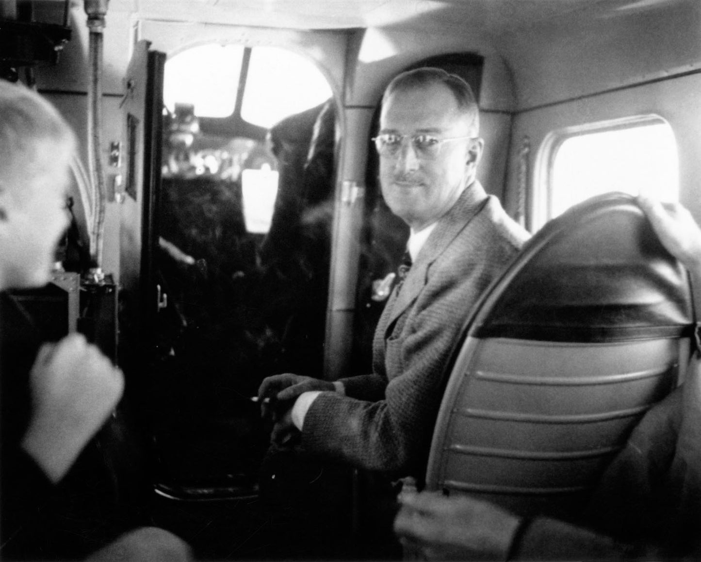 Bill Boeing Onboard a Douglas Dolphin BI218952