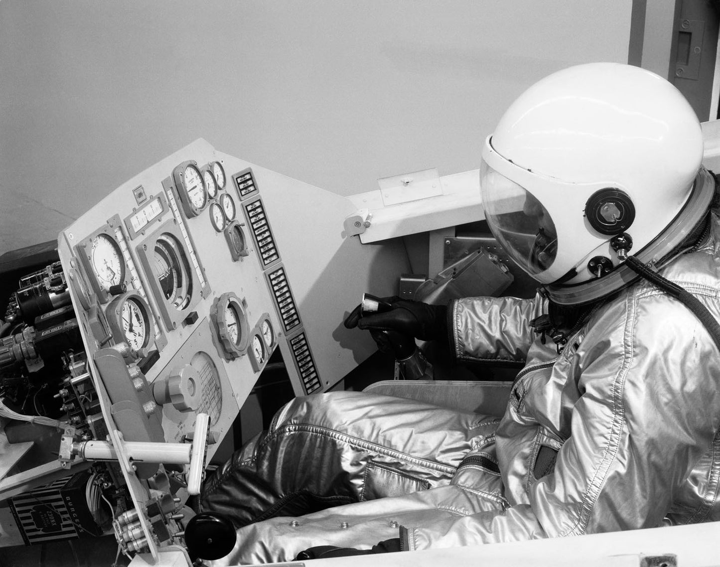 Mock-up Cockpit for the Dyna Soar Reusable Space Vehicle BI219406