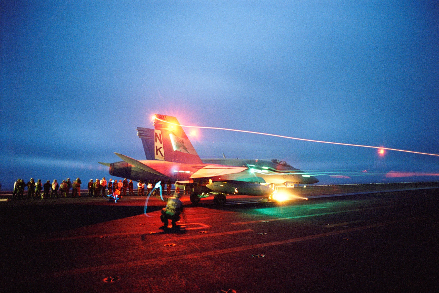 F/A-18E/F Super Hornet on Carrier Launch Catapult BI221439