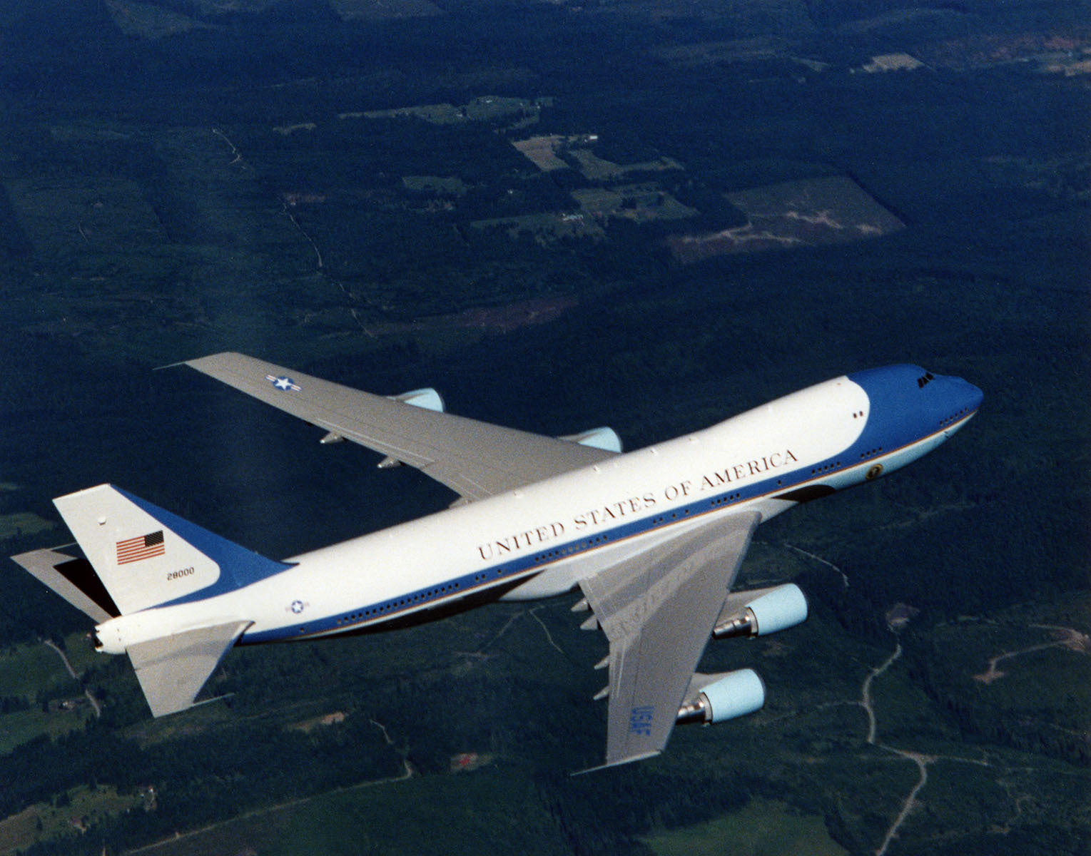 VC-25A Air Force One in Flight BI228425