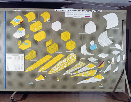 X-20 Dyna-Soar Structural Glider Design Status Diagram BI229435