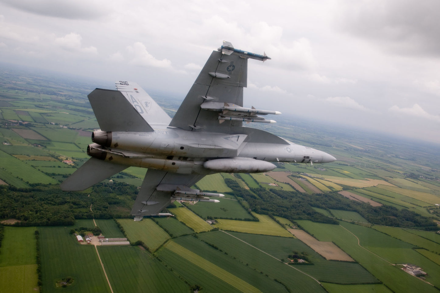 Boeing F/A-18E/F Super Hornet Carrying Air-to-Air Missiles BI232157