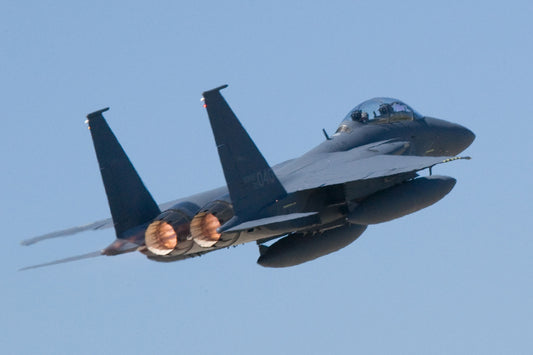 Afterburners Lit on Boeing F-15K BI233170