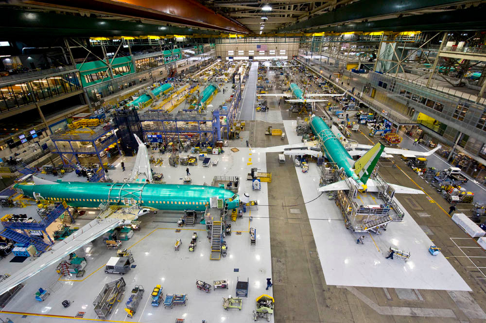 737 Next Generation Aircraft Assembly Line, April 2013 BI233860