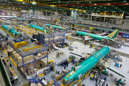 737 Aircraft Assembly Line in Renton, April 2013 BI233862
