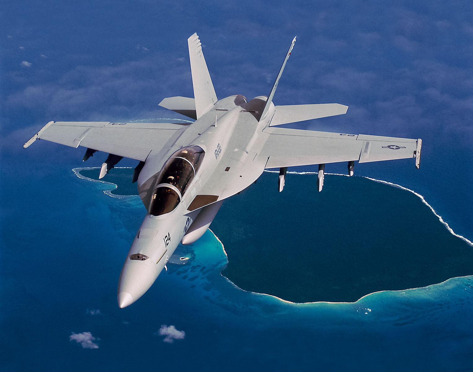 F/A-18F Super Hornet Over the Pacific BI41187