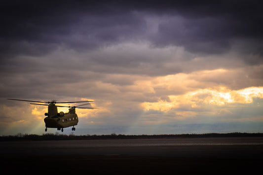 CH-47F Chinook Early Morning Take Off BI45007