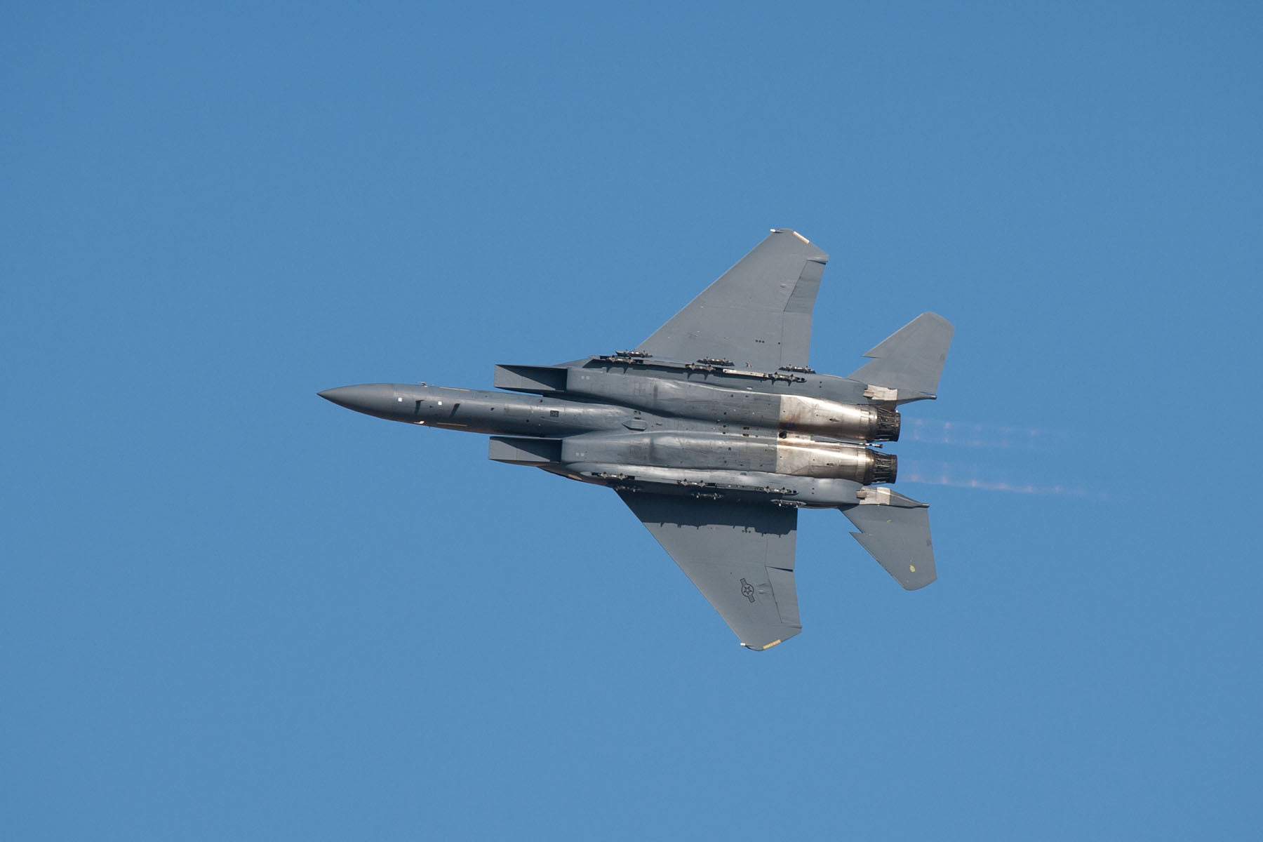 Underside of Boeing F-15E Strike Eagle BI45121