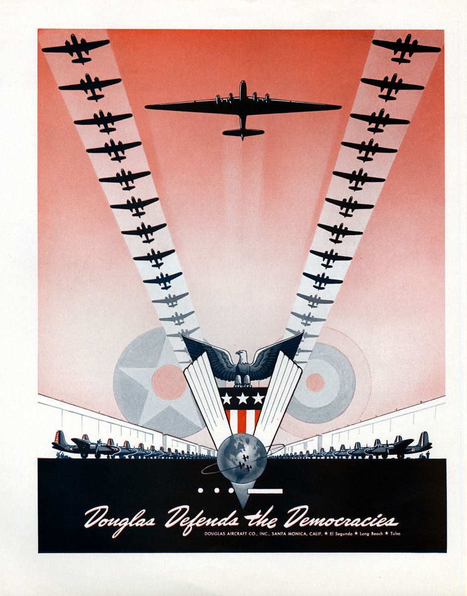 1942 Douglas Defends the Democracies Ad BI45682