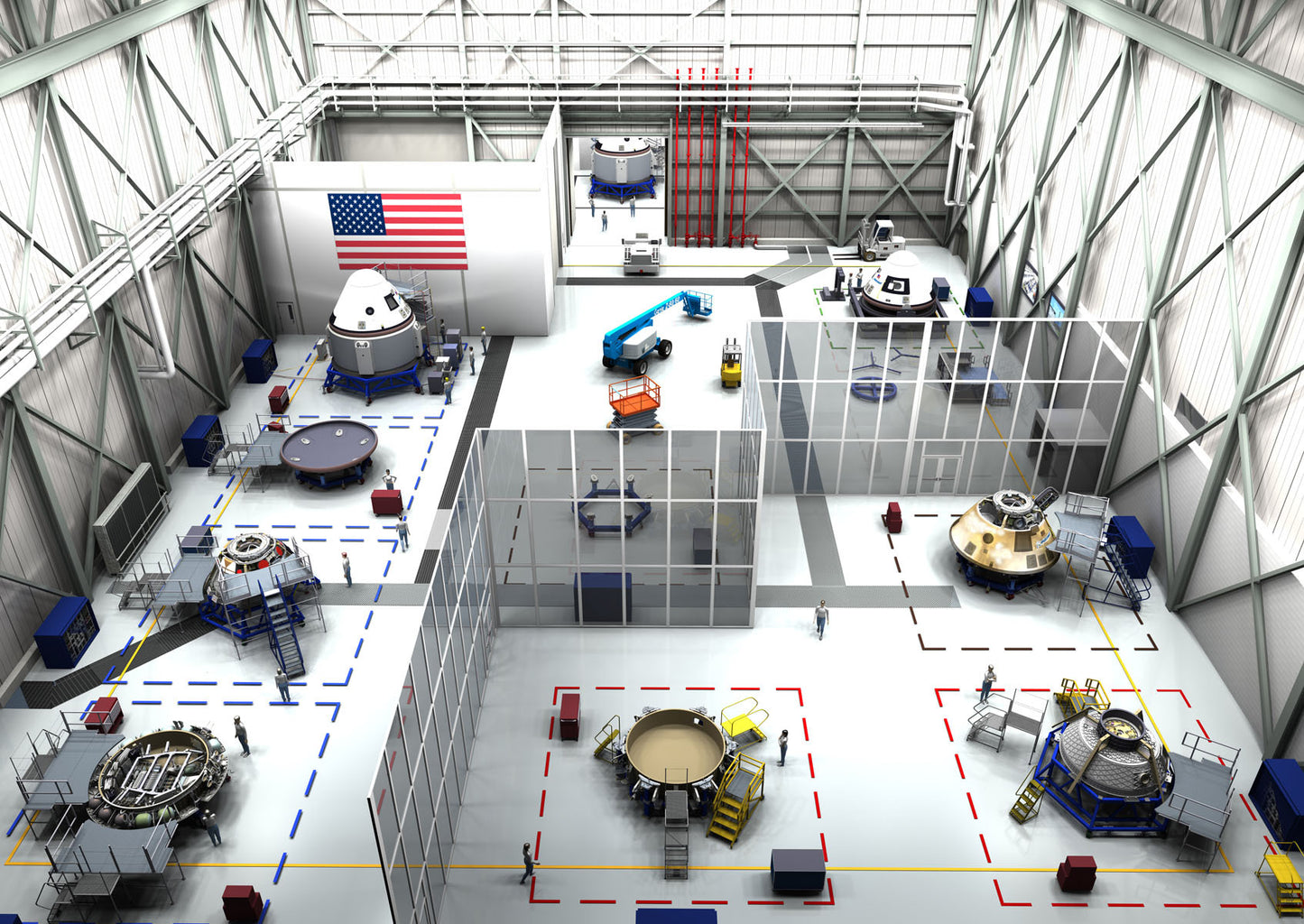 Commercial Crew and Cargo Processing Facility (C3PF) High BayBay BI46224