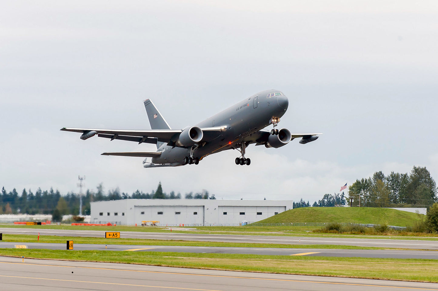 Boeing KC-46A Pegasus Tanker Takes Off on its First Flight BI46314