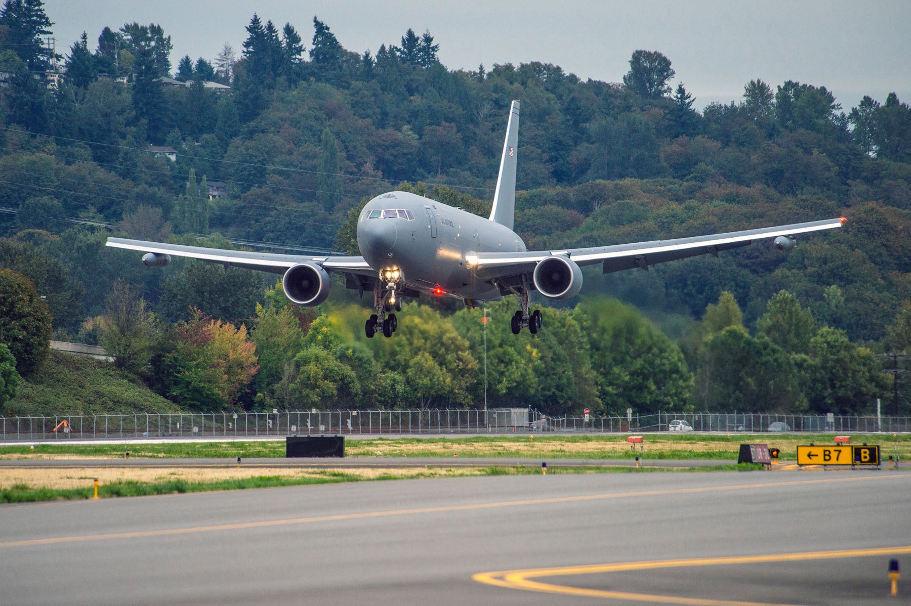 Boeing KC-46A Pegasus Landing after First Flight BI46357