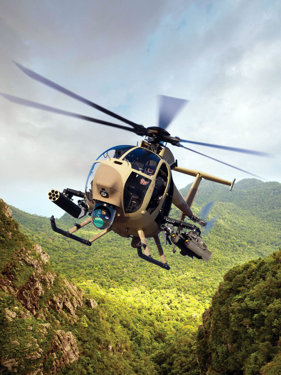 Boeing AH-6i over Rough Terrain BI46770