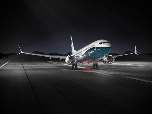 737 MAX 8 Takeoff at Night BI4982