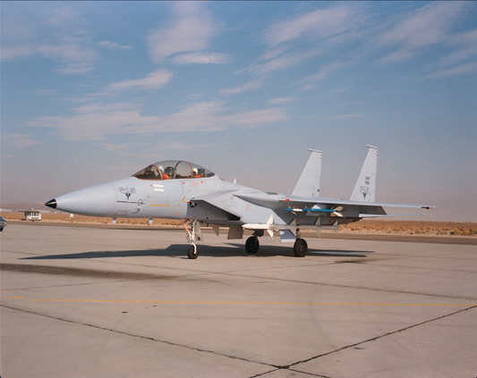 F-15B Eagle Number 2 'TF-2' At Edwards Air Force Base, CA. BI23462 (c12-4457-6)