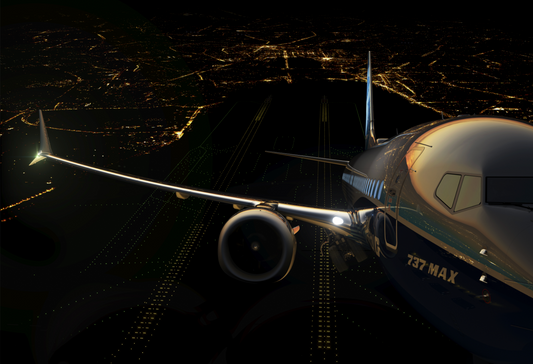 Boeing 737-8 Unified Livery Ascending Nighttime BI417482