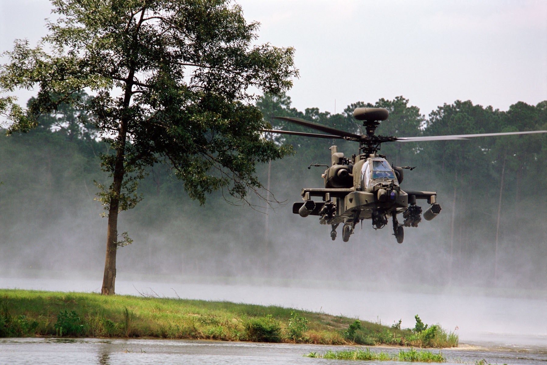 AH-64D Apache Longbow Hovering BI21256