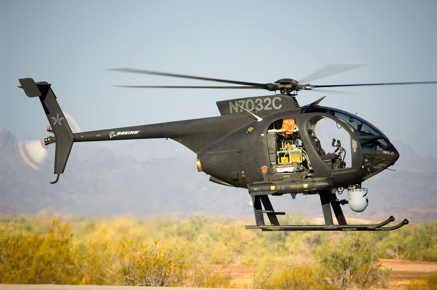 MH-6 Little Bird in Unmanned Flight BI214576