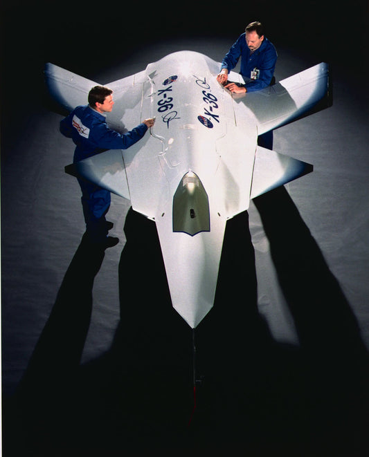 X-36 with Ground Crew BI215118