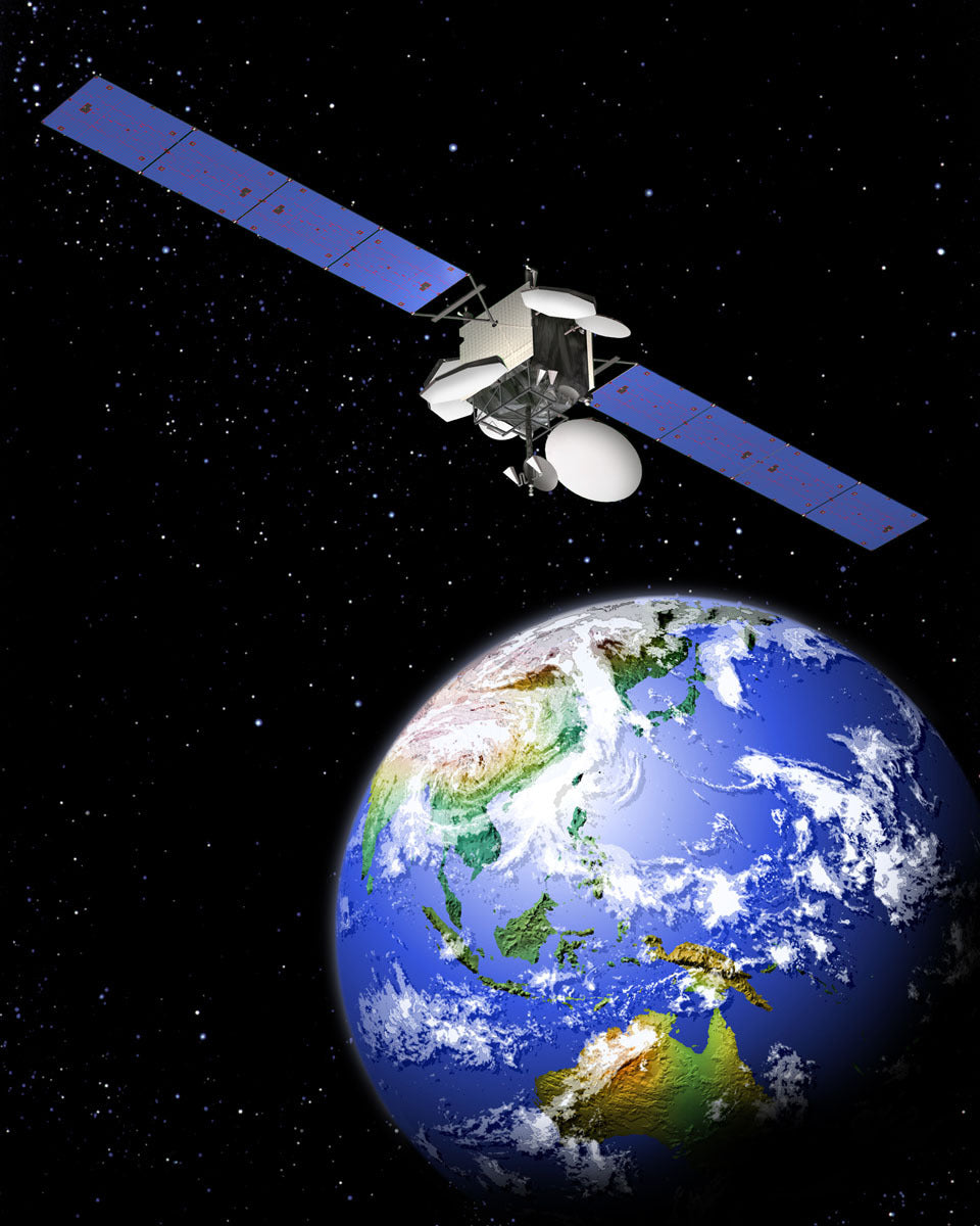 601HP Satellite, MEASAT-3, in Orbit BI216852