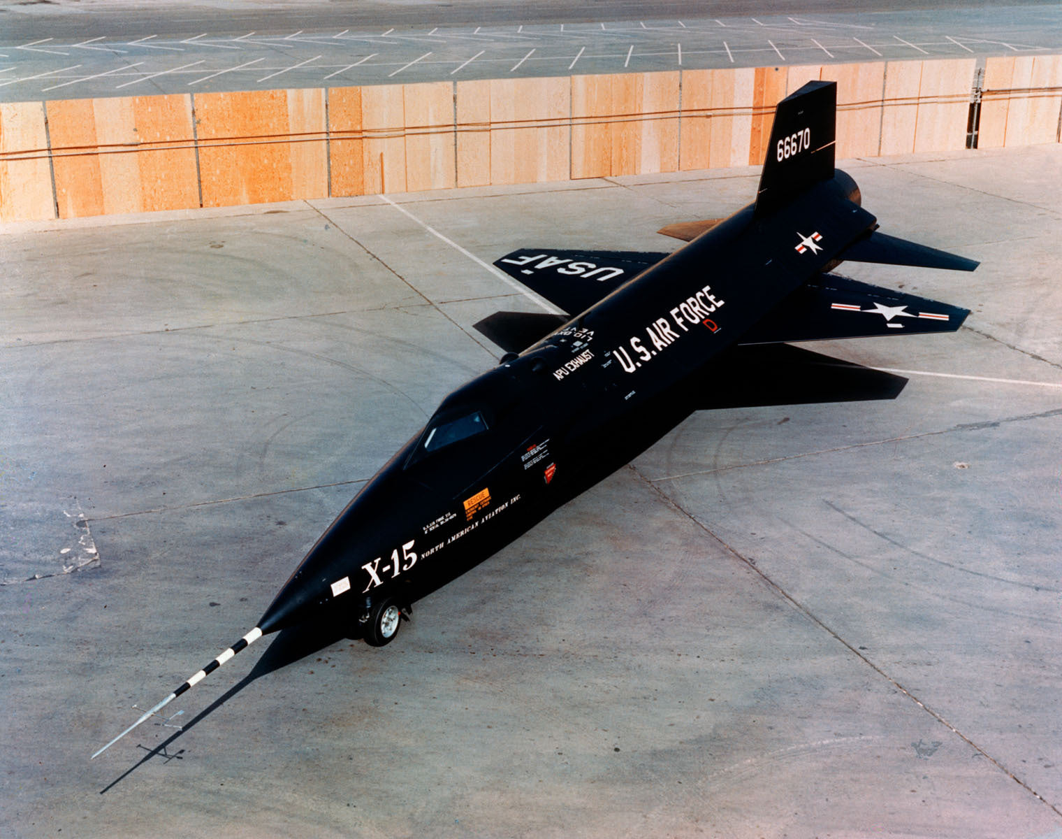 X-15 Rocket Research Plane on Tarmac BI219166
