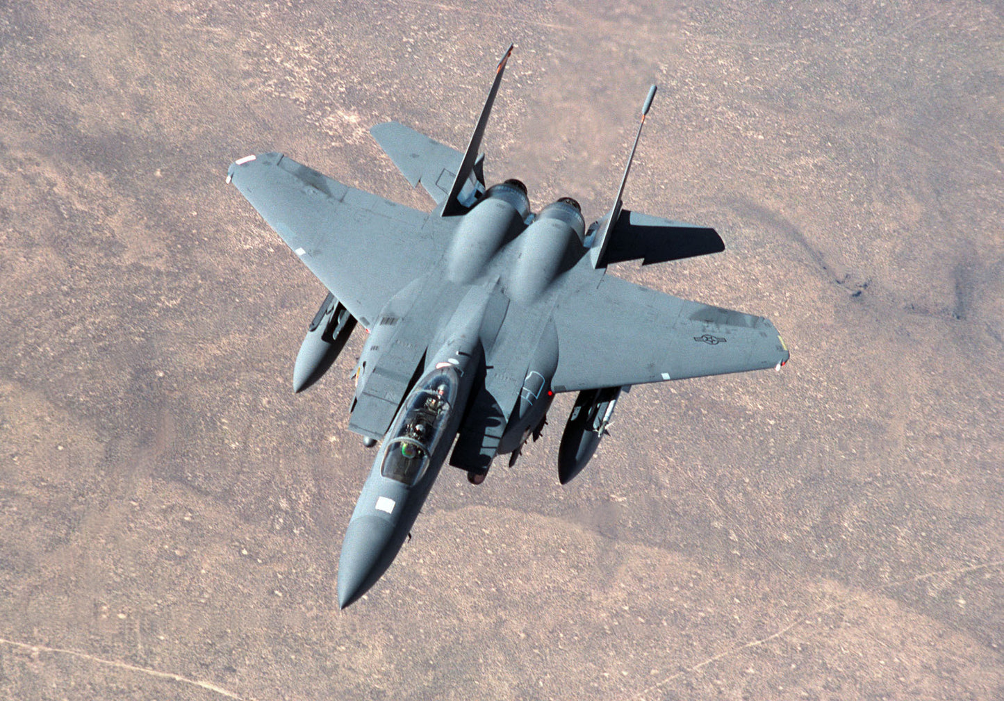 F-15E Strike Eagle in Flight out of Mountain Home AFB, ID BI219864