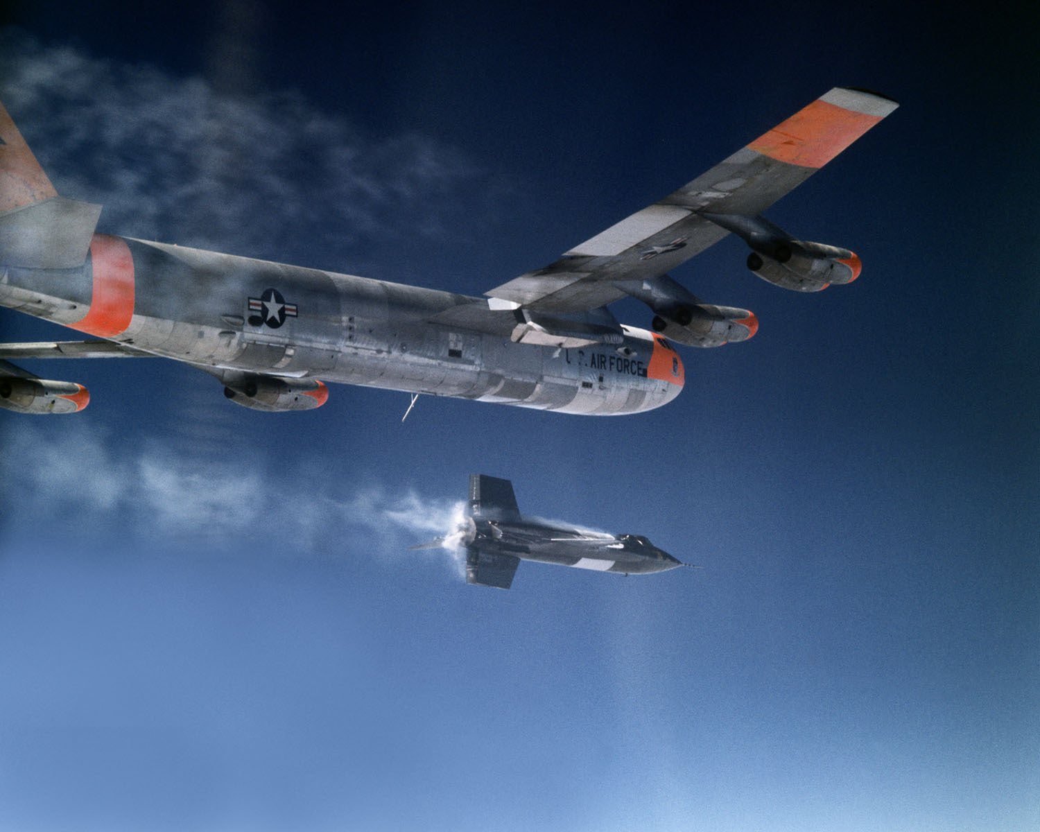 B-52 Stratofortress Launches X-15 Rocket Plane BI224929