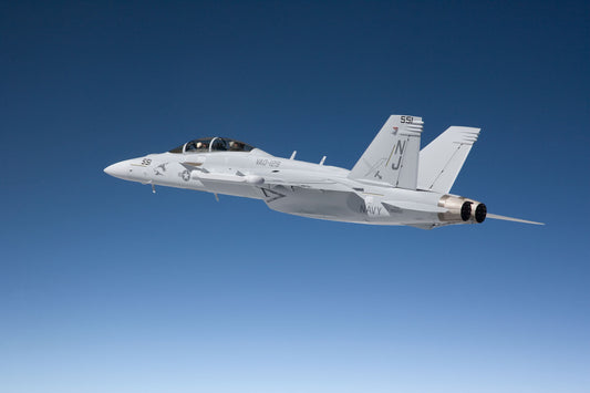 First Flight of the First Production Model EA-18G Growler BI225615