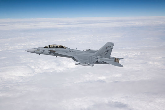 First Flight of the First Production Model EA-18G Growler BI225631