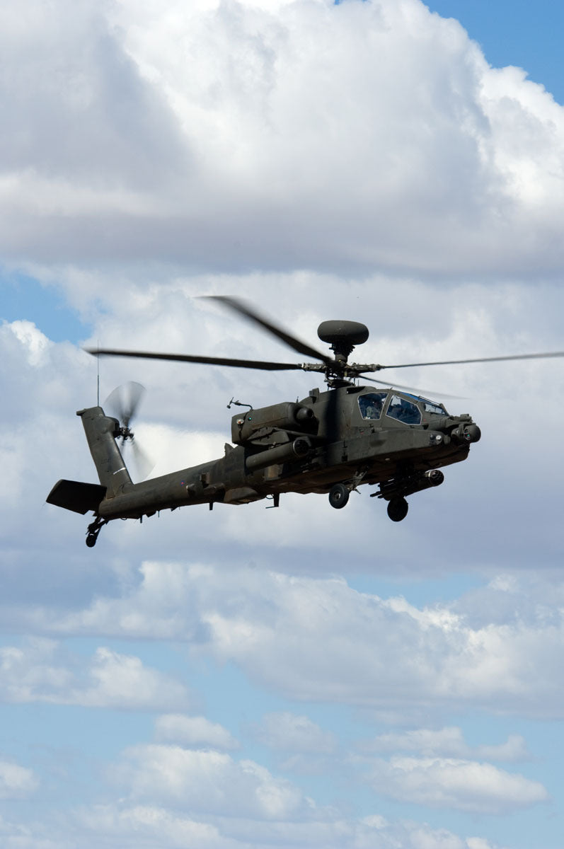 UK AH Mk1 Attack Helicopter in Flight BI226955