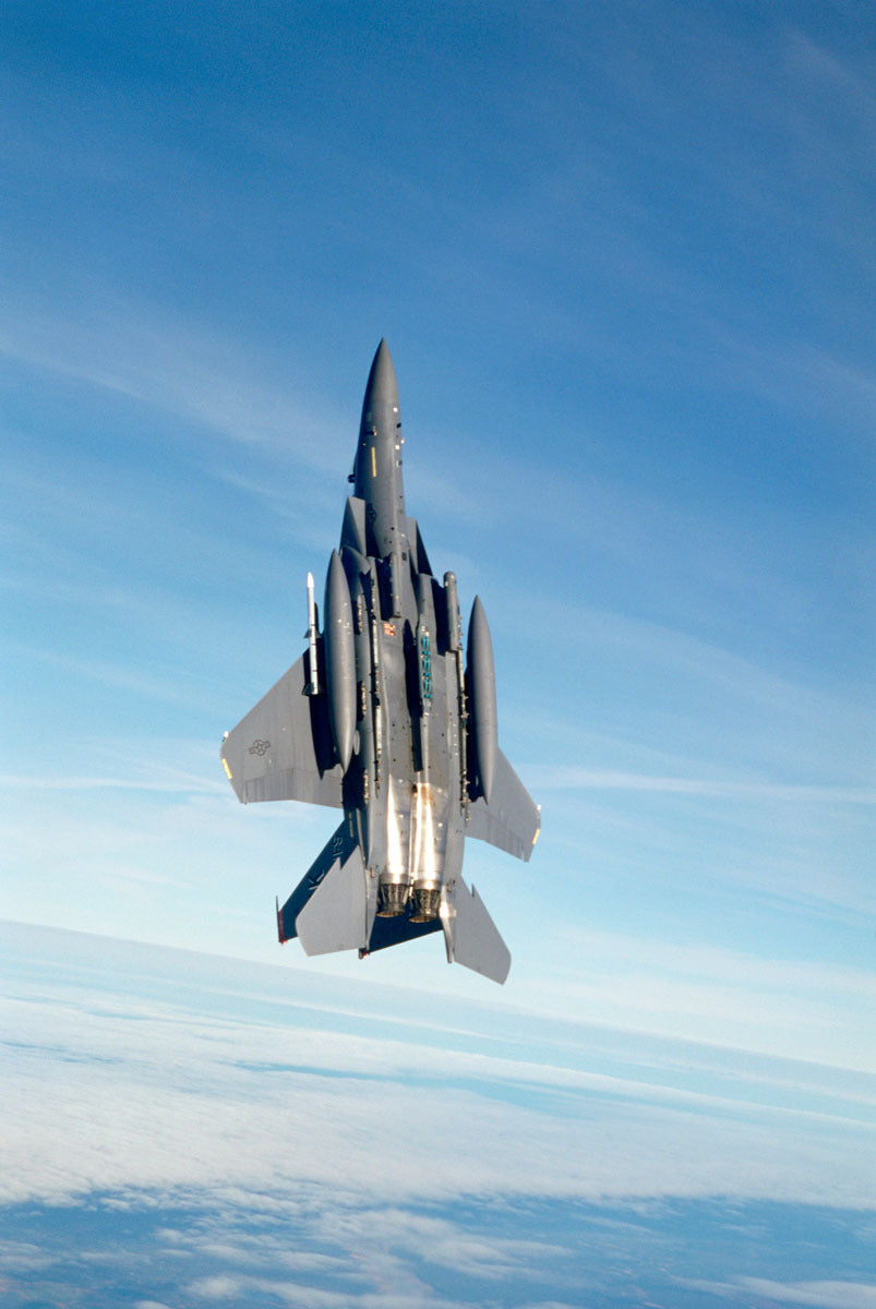 F-15E Strike Eagle in Vertical Climb BI227689